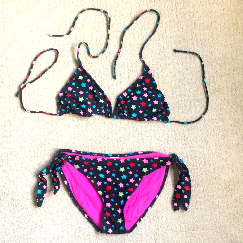Colorful Star Bikini - Adjustable & Padded!